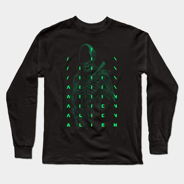 Alien Long Sleeve T-Shirt by Mateus